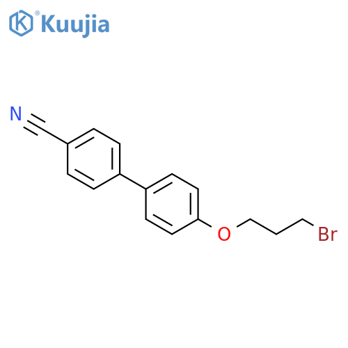 4-4-(3-Bromopropoxy)phenylbenzonitrile structure
