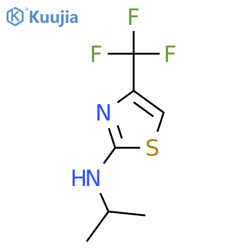 2-Thiazolamine,N-(1-methylethyl)-4-(trifluoromethyl)- structure
