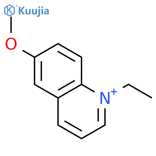 Quinolinium,1-ethyl-6-methoxy-, chloride (1:1) structure