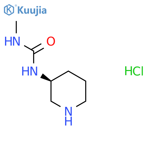 (S)-1-Methyl-3-(piperidin-3-yl)urea hydrochloride structure