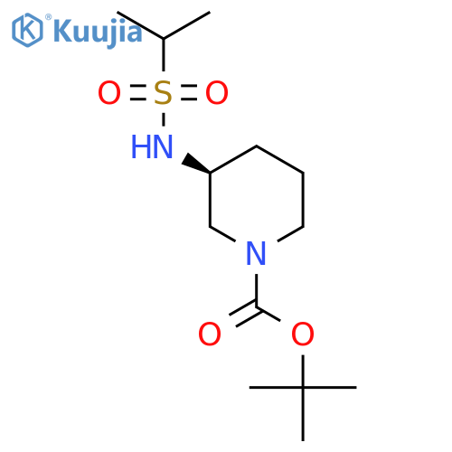 (S)-Tert-Butyl 3-(propane-2-sulfonamido)piperidine-1-carboxylate structure