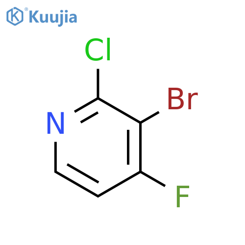 3-Bromo-2-chloro-4-fluoropyridine structure