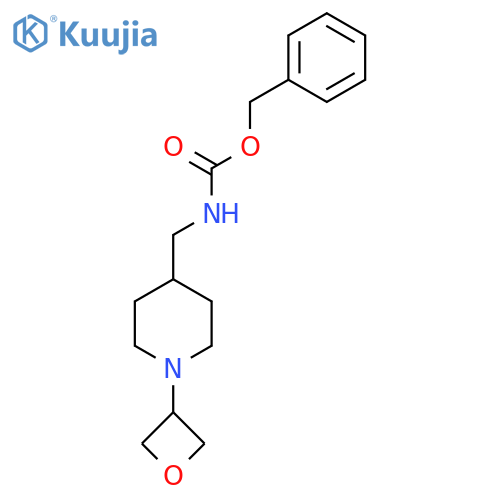 (1-Oxetan-3-yl-piperidin-4-ylmethyl)carbamic acid benzyl ester structure