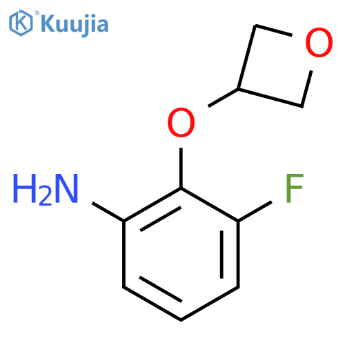 3-Fluoro-2-(oxetan-3-yloxy)aniline structure