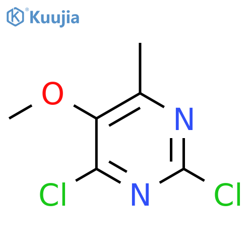 Pyrimidine, 2,4-dichloro-5-methoxy-6-methyl- structure