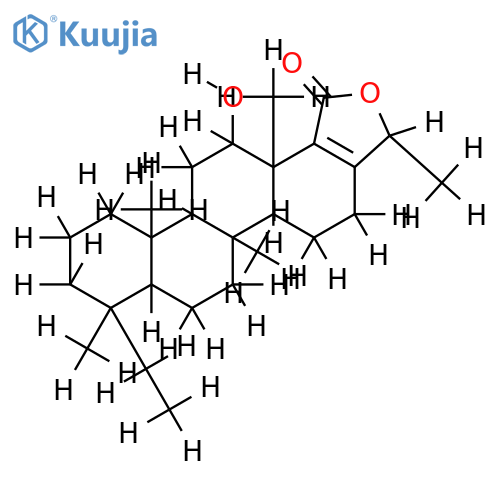 20,24beta-dimethyl-12alpha-hydroxyscalarane-25,24-lactone structure