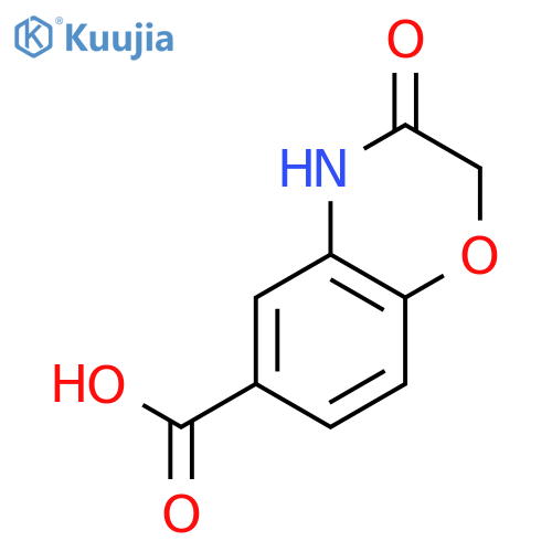 3-Oxo-3,4-dihydro-2H-1,4-benzoxazine-6-carboxylic acid structure