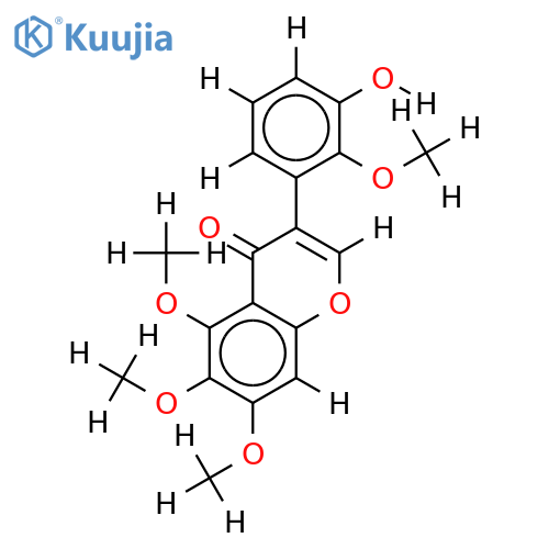 2',5,6,7-Tetra-Me ether-2',3',5,6,7-Pentahydroxyisoflavone structure