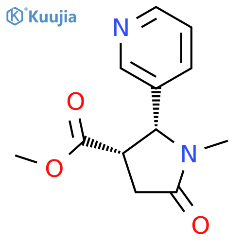rac trans-4-Cotinine Carboxylic Acid Methyl Ester structure