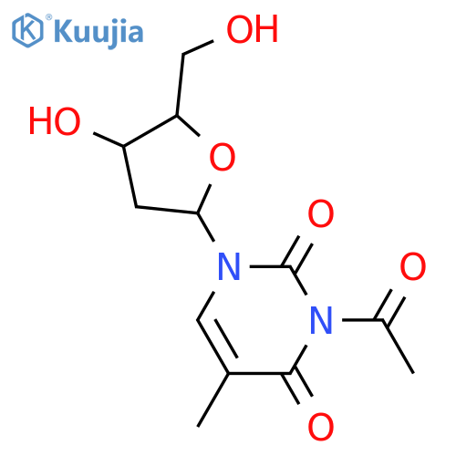 Thymidine; 3-Ac structure