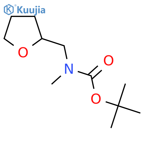 tert-butyl N-methyl-N-[(oxolan-2-yl)methyl]carbamate structure