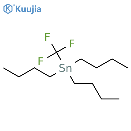 Stannane,tributyl(trifluoromethyl)- structure