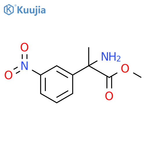 methyl 2-amino-2-(3-nitrophenyl)propanoate structure