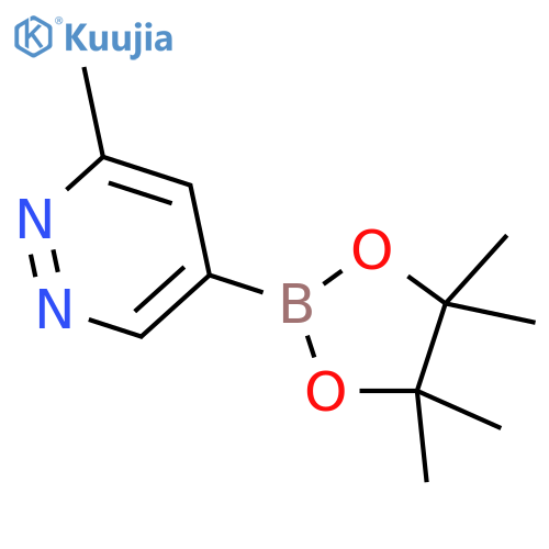 3-methylpyridazine-5-boronic acid,pinacol ester structure