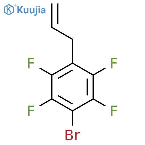 1-Allyl-4-bromo-2,3,5,6-tetrafluorobenzene structure