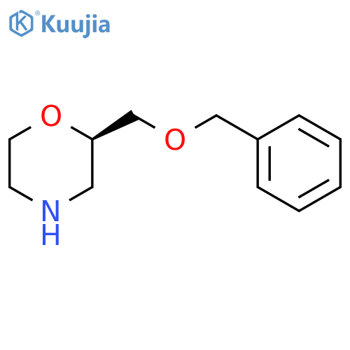 (R)-2-(benzyloxymethyl)morpholine structure
