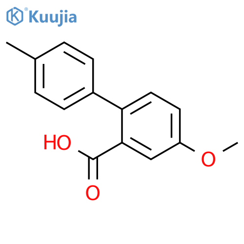 [1,1'-Biphenyl]-2-carboxylic acid, 4-methoxy-4'-methyl- structure