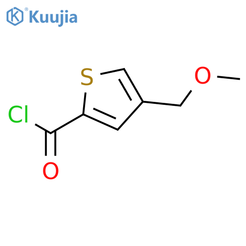 2-Thiophenecarbonylchloride,4-(methoxymethyl)-(9CI) structure