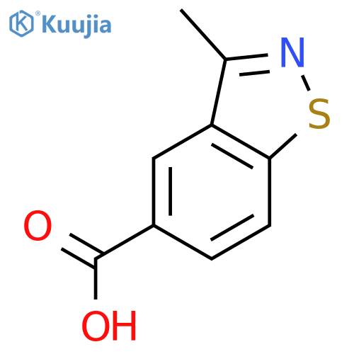 3-Methylbenzo[d]isothiazole-5-carboxylic acid structure