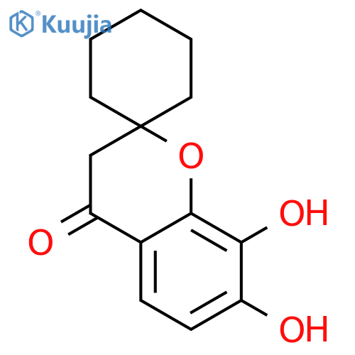 7,8-Dihydroxyspirochromene-2,1'-cyclohexan-4(3H)-one structure