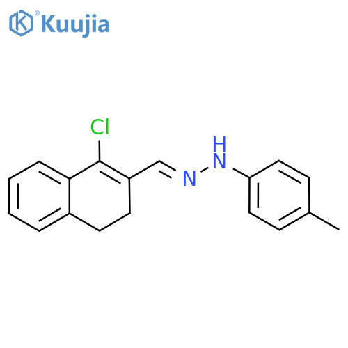 1-Chloro-3,4-dihydro-2-naphthalenecarbaldehyde N-(4-methylphenyl)hydrazone structure