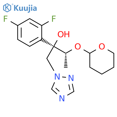 (2R,3R)-2-(2,4-Difluorophenyl)-1-(1H-1,2,4-triazol-1-yl)-2,3-butanediol 3-THP Ether structure