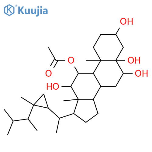 Gorgostane-3,5,6,11,12-pentol; (3β,5α,6β,11α,12α,24R)-form, 11-Ac structure