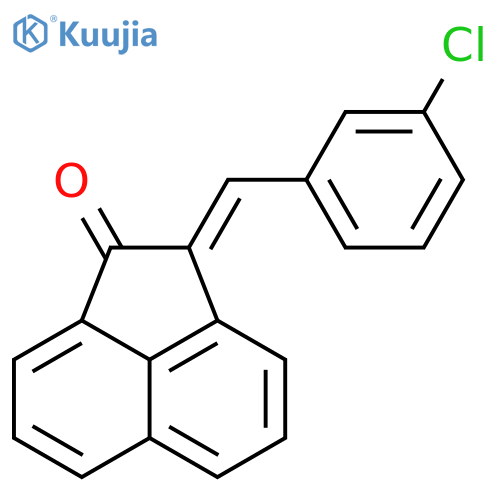 (2E)-2-(3-chlorophenyl)methylidene-1,2-dihydroacenaphthylen-1-one structure
