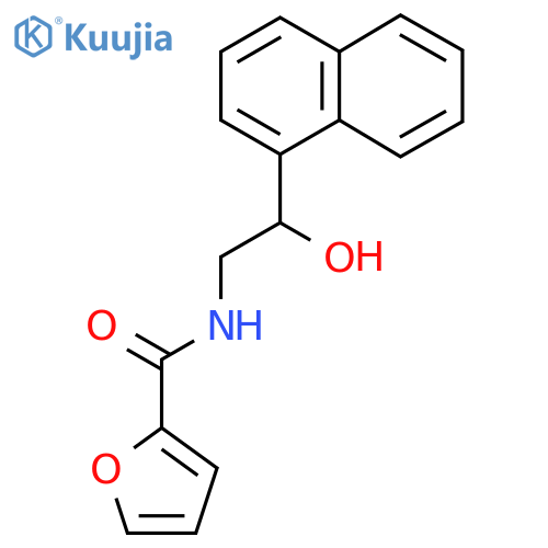 N-2-hydroxy-2-(naphthalen-1-yl)ethylfuran-2-carboxamide structure