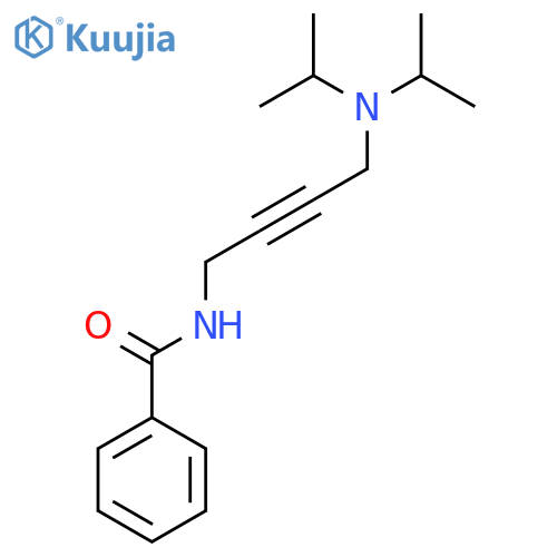 N-{4-bis(propan-2-yl)aminobut-2-yn-1-yl}benzamide structure