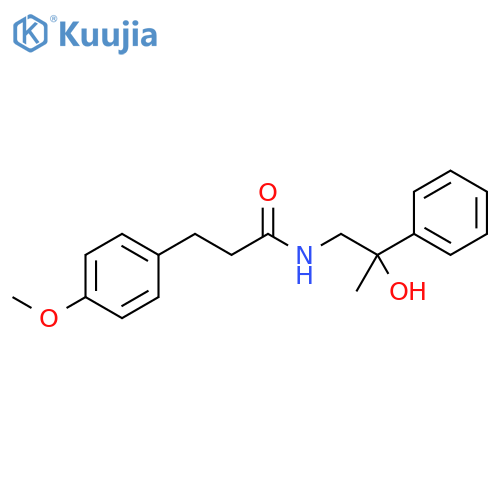 N-(2-hydroxy-2-phenylpropyl)-3-(4-methoxyphenyl)propanamide structure