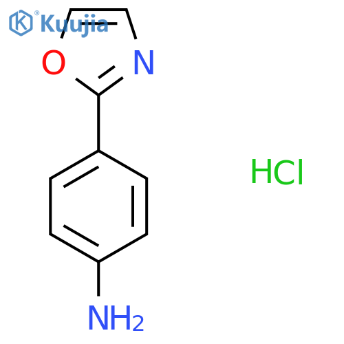 4-(1,3-oxazol-2-yl)aniline hydrochloride structure
