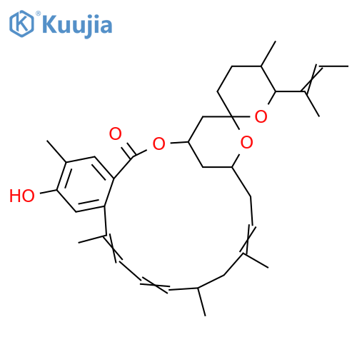Milbemycin B, 2,5,6,7-tetradehydro-5-O-demethyl-7,28-dideoxy-25-[(1E)-1-methyl-1-propenyl]-, (25S)- (9CI) structure