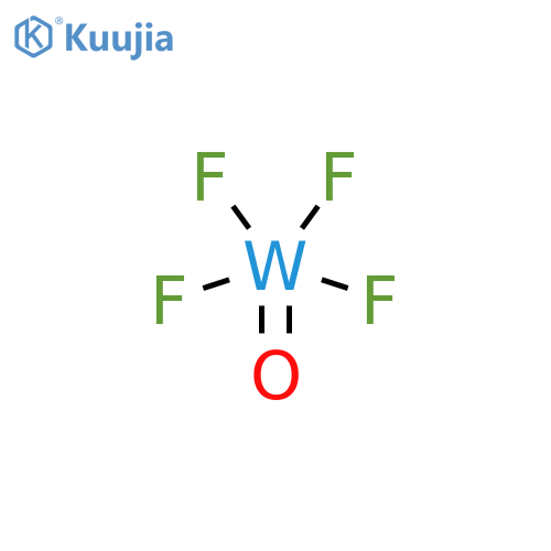 Tungsten fluoride oxide structure