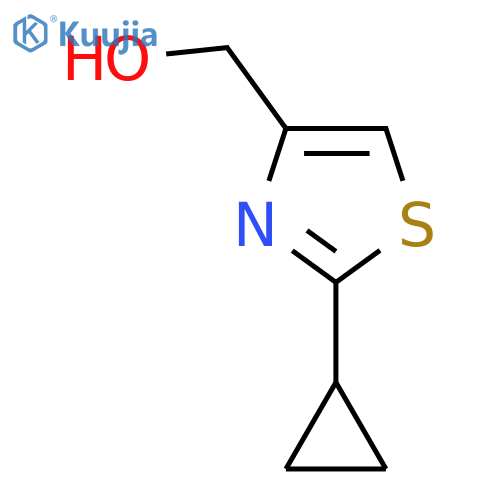 (2-Cyclopropyl-1,3-thiazol-4-yl)methanol structure