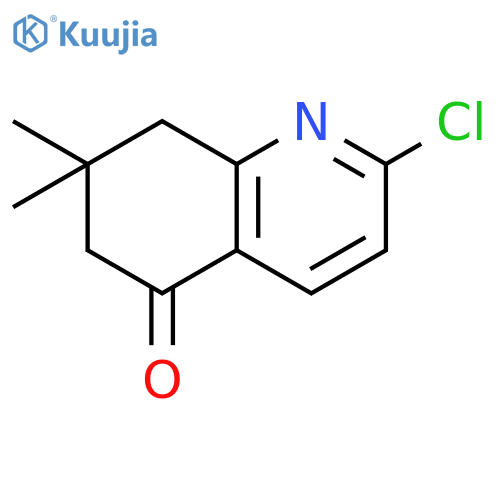 2-chloro-7,7-dimethyl-5,6,7,8-tetrahydroquinolin-5-one structure