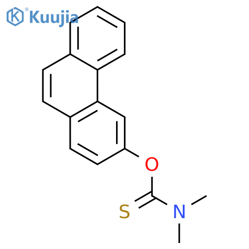 Carbamic acid,dimethylthio-, O-3-phenanthryl ester (8CI) structure