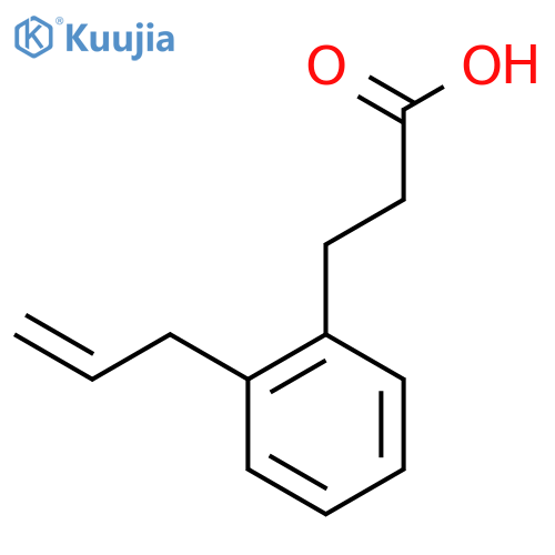 2-Allyl-3-benzenepropanoic acid structure