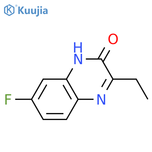 3-ethyl-7-fluoro-2(1H)-Quinoxalinone structure