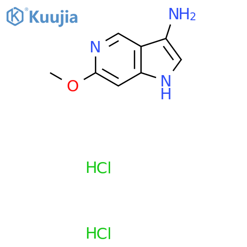 3-Amino-6-methoxy-5-azaindole dihydrochloride structure