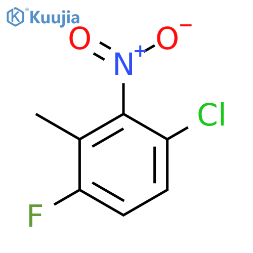 3-Chloro-6-fluoro-2-nitrotoluene structure