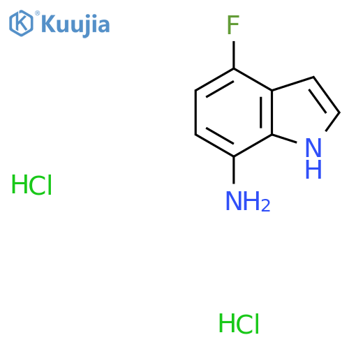 7-Amino-4-fluoroindole dihydrochloride structure