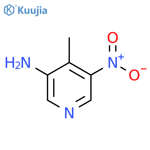 3-Amino-4-methyl-5-nitropyridine structure