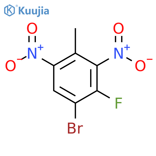 4-Bromo-2,6-dinitro-3-fluorotoluene structure
