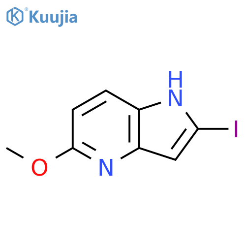 2-Iodo-5-Methoxy-4-azaindole structure