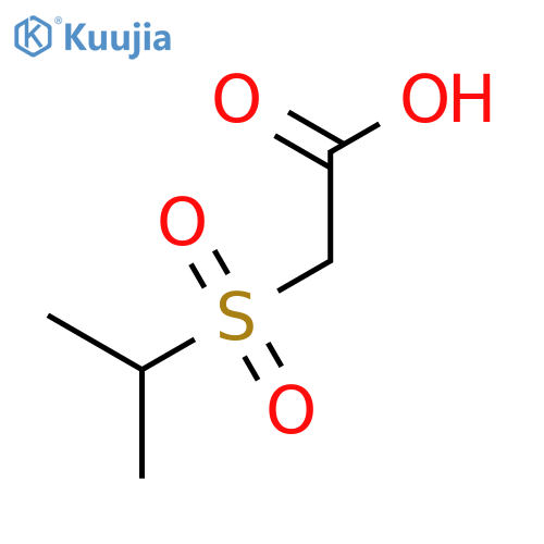 2-(propane-2-sulfonyl)acetic acid structure