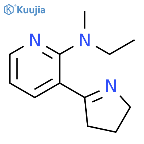 [3-(4,5-Dihydro-3H-pyrrol-2-yl)-pyridin-2-yl]-ethyl-methyl-amine structure