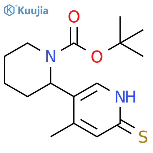 4-Methyl-6-thioxo-3,4,5,6,1,6-hexahydro-2H-[2,3]bipyridinyl-1-carboxylic acid tert-butyl ester structure