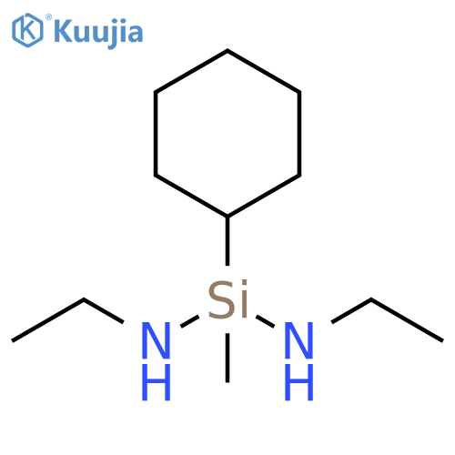 N-[cyclohexyl-(ethylamino)-methyl-silyl]ethanamine structure