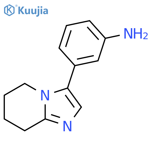 3-(5,6,7,8-Tetrahydroimidazo[1,2-a]pyridin-3-yl)aniline structure